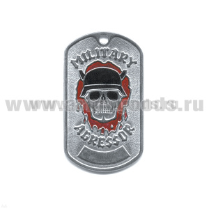 Жетон (нерж. ст., эмал.) Military agressor