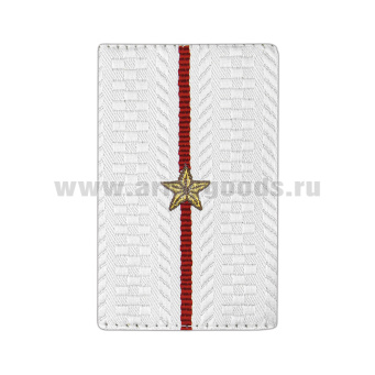 Ф/пог. Полиция белые тканые (мл. лейтенант) приказ № 777 от 17.11.20
