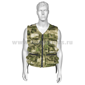 Жилет разгрузочный тактический Охотник (Rip-Stop) "мох" (A-TACS FG)