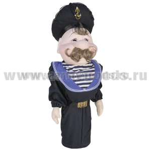 Кукла под бутылку (высота 52 см) Матрос