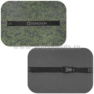 Сидушка пристегивающаяся (пенополиэтилен) заламинированная пленкой ("русская цифра")