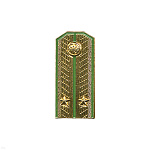 Значок мет. Погончик лейтенант ПВ (лат., на пимсе)