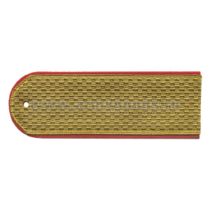 Погоны парад. зол. мет. Полиция  красн. кант