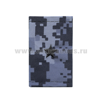 Ф/пог. Росгвардия ВОХР (расцв. "точка") вышит. черн. (майор)