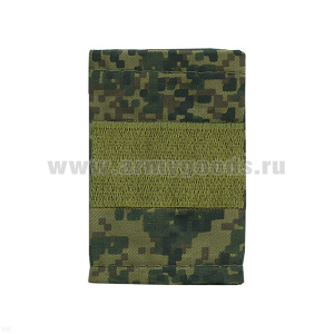 Ф/пог. "русская цифра" вышит. поперечная полоса оливк. (ст. сержант)