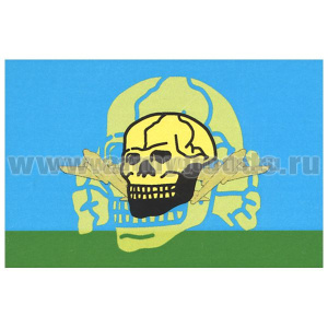 Флаг ВДВ Череп (90х135 см)