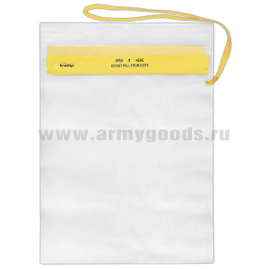 Гермопакет плоский 26,7х35,6 см (винил)