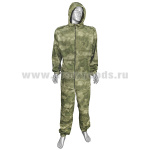 Костюм лет. КЗМ-1 (капюшон не отстегивается) на молнии "мох" (A-TACS FG) р-ры с 44 по 60