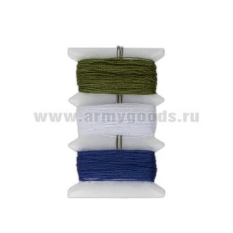 Хозпакет ВВС-ВКС (эконом) в индивидуальной упаковке (2 иглы, нитки - 3 цвета по 5 м)