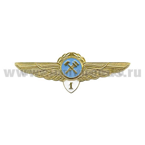 Значок мет. Классность ГВФ: бортинженер 1 класс