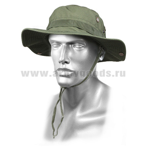 Панама "Охотник" (ткань Rip-Stop) оливковая (Кит.)