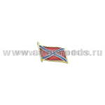 Значок мет. Флажок Новороссии (без древка) на пимсе