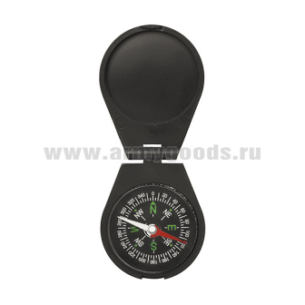 Компас пласт. с крышкой и накладкой ВДВ (эмбл нов/обр)