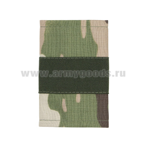 Ф/пог. "мультикам" (ткань "rip-stop") с нашит. текстильным галуном оливковым (ст. сержант)