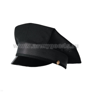 Фуражка охранника черная восьмиклинка