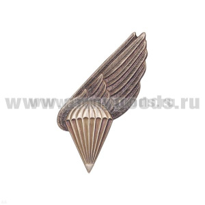 Значок мет. Парашют с крылом