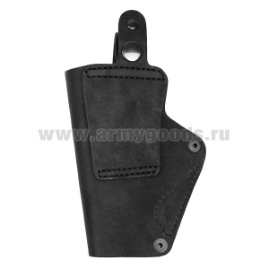Кобура под ПМ поясная открытая ПК-1 черная