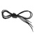 Шнурки для берцев 1,7 м черные