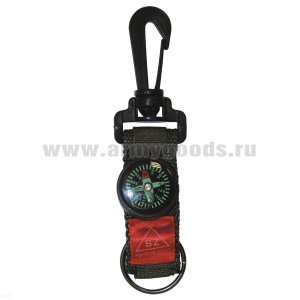 Компас малый жидк. на ремешке с пластиковым карабином