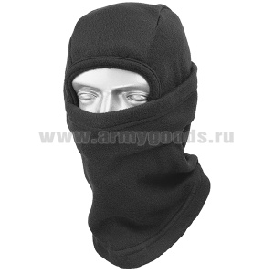 Балаклава-трансформер флисовая черная