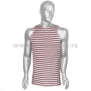 Майка-тельняшка кулирка краповая р-ры с 44 по 60