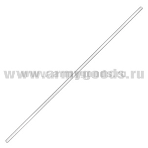 Древко для знамени белое (1,5 м) пластик