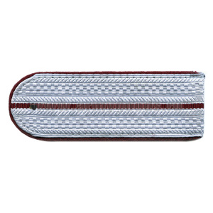 Погоны серые (крап. кант) 1 крап. пр. (ФСИН на рубашку) пластик