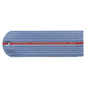 Погоны серо-голубые 1 красн. пр. без канта (Полиция (ОВД) на рубашку) нов/обр