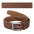 Ремень брючный кожаный (ширина 40 мм) одношпеньковый Z-V коричневый