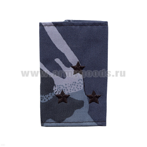 Ф/пог. "кукла" серая вышит. черн. (ст. лейтенант)