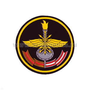 Шеврон пластизолевый ВАС (военная академия связи) кругл.