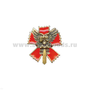 Значок мет. Сова на мече (ГРУ) лат.