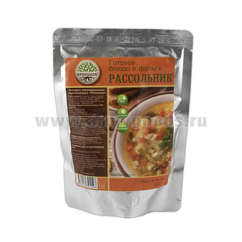 Консервы обеденные Рассольник (300 г) (готовое блюдо в фольге) до 05.2026 и ранее