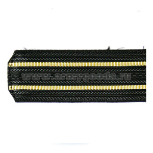 Погоны черн. 2 желт. пр. (на плащ)