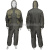 Костюм зим. Горка коричнево-оливковый (фольгированный подклад у куртки) ткань "Алова" 100 % полиэстер