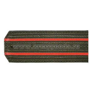 Погоны оливк. 2 красн. пр. (на пластике)