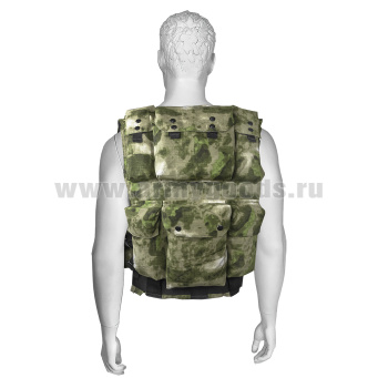 Жилет разгрузочный тактический Армейский "мох" (A-TACS FG) (ткань Rip-Stop)