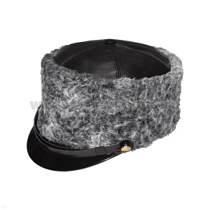 Шапка каракуль серый с козырьком (ВС ) (ТУ 858-6309-2014)
