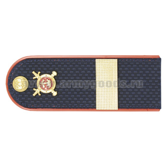 Погоны Полиции (ОВД) на китель, укомплектованные мет. фурнитурой (ст. сержант) пластик