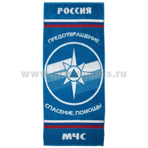 Пол-це махровое МЧС (предотвращение, спасение, помощь!) (50x90 см)