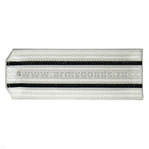 Погоны бел. 2 черн. пр.