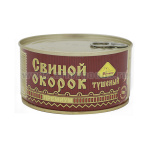 Консервы мясные крупнокусковые Свиной окорок тушеный (325 г) до 05.2026 и ранее