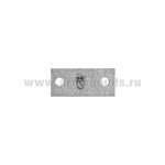 Основа под орденские планки (высота 12 мм, 4 награды в ряд, ст/обр, на булавке) №1