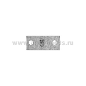 Основа под орденские планки (высота 12 мм, 4 награды в ряд, ст/обр, на булавке) №1