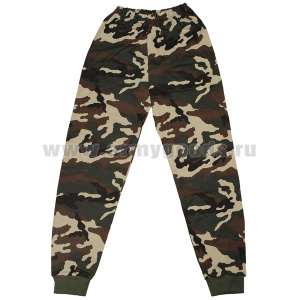 Брюки спортивные интерлок кмф зел. детские