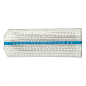 Погоны бел. 1 голуб. пр. (на пластике)