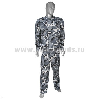 Костюм лет. BDU (на пуг) ткань Rip-Stop "арктика"