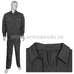 Костюм лет. МО офисный черный (ткань Rip-Stop) ТУ 858-6291-2013 МПА-35-01 (М) подкладка сетка р-ры с 62