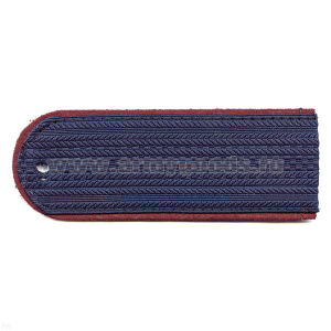 Погоны серо-син. (крап. кант) чист. (ФСИН кит.)