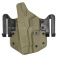 Кобура поясная под пистолет Ярыгина (ПЯ) ударопрочный полиамид (песочная)
